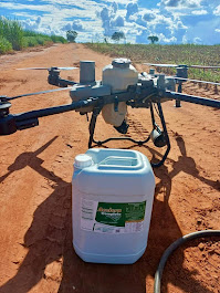 Aplicação com drone